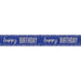 Bright Confetti Navy Foil Banner 9 ft
