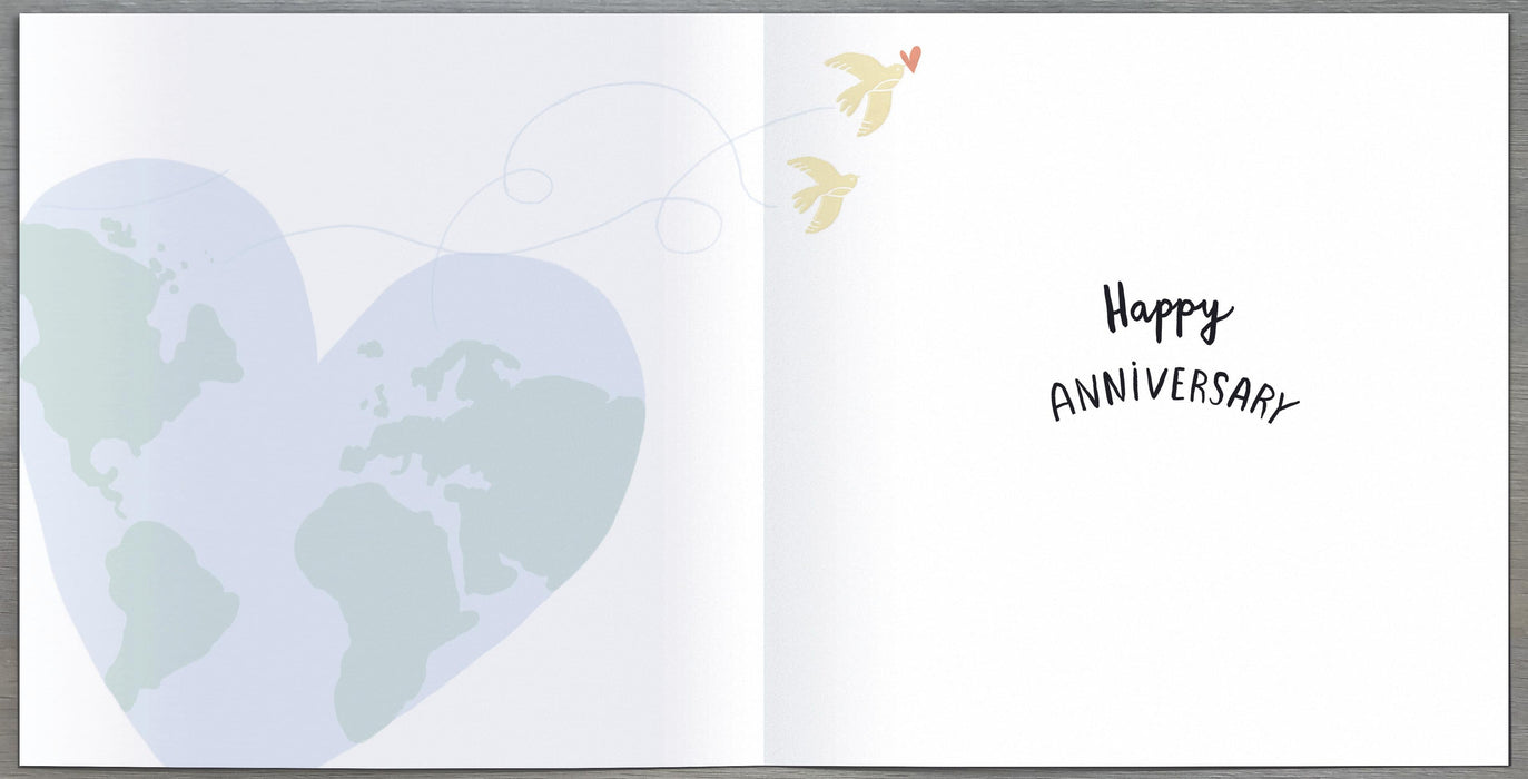 Kindred Anniversary Card for Open, Conv Design
