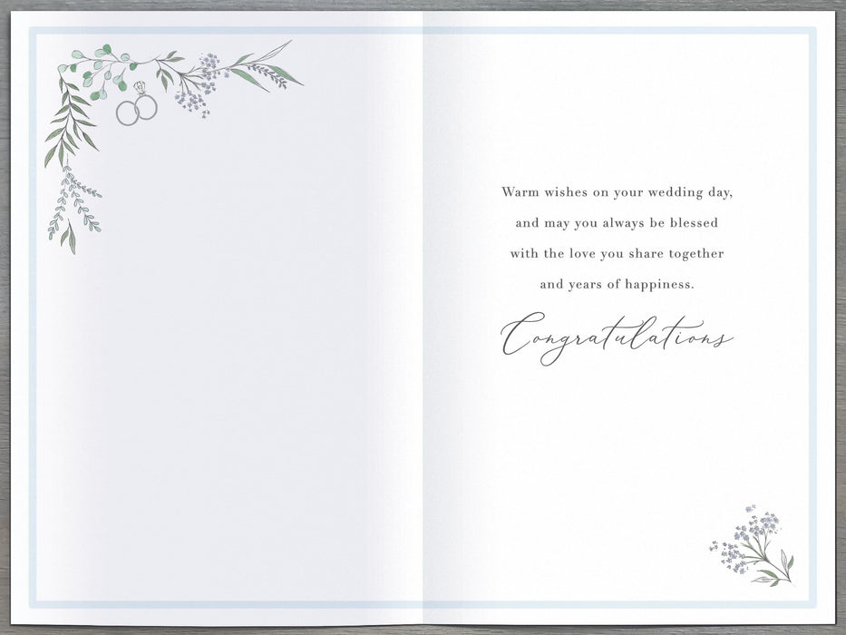 Gibson Wedding Card for Conv, Conv Design