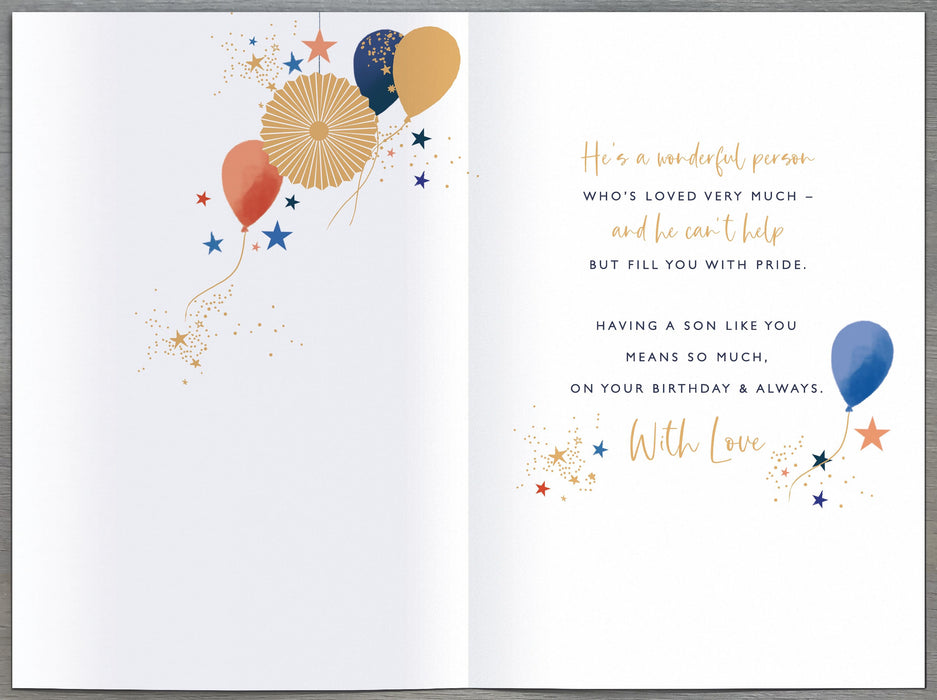 Gibson | Birthday Card Son | Conventional Design | With Envelope