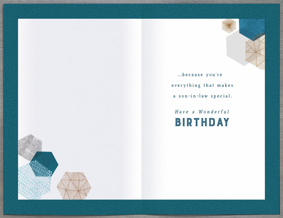 Carlton | Birthday Card Son In Law | Happy Birthday Gifts | Him, Boys, Men | With Envelope