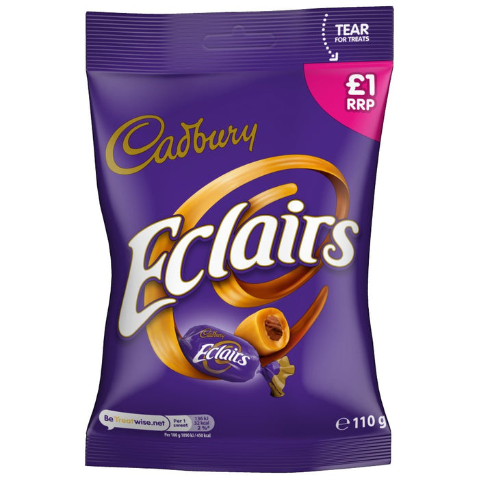 Cadbury Eclairs Sugar Confectionery 110g