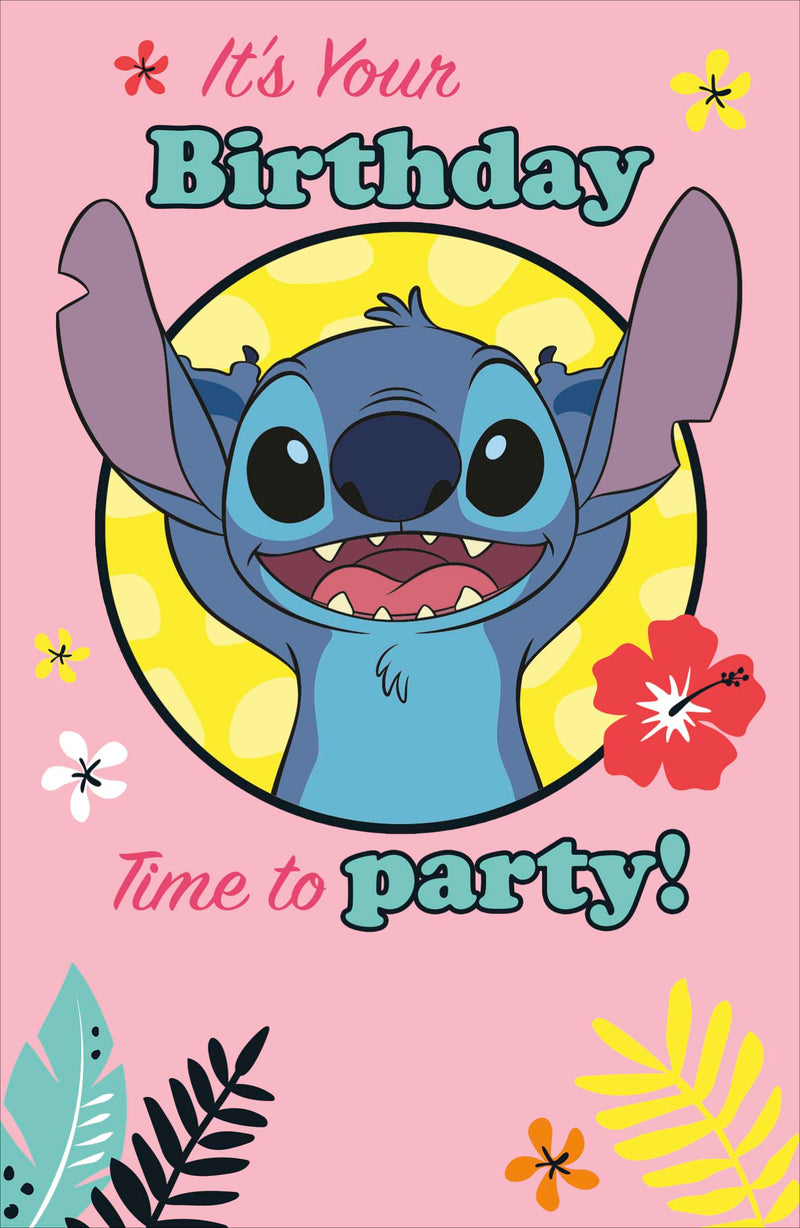 Disney | Birthday Card Girl Juv | Happy Birthday Gifts | With Envelope