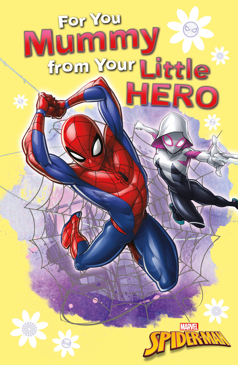 Disney Spider-Man Mother's Day Card for Mummy, Juvenile Design, 763575