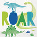 Blue & Green Dinosaur Luncheon Napkins 16 Pack
