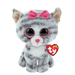 Ty Beanie Boos Regular - Kiki the Grey Cat soft toy