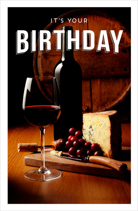 Gentlemen's Gallery Birthday Card for Masc, Conv Design