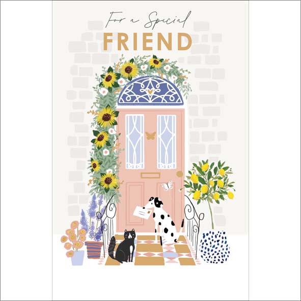Gibson Birthday Card for Friend, Conv Design