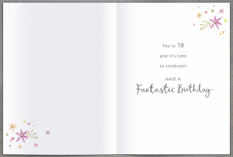 Madison | Birthday Card 18th | Happy Birthday Gifts | With Envelope