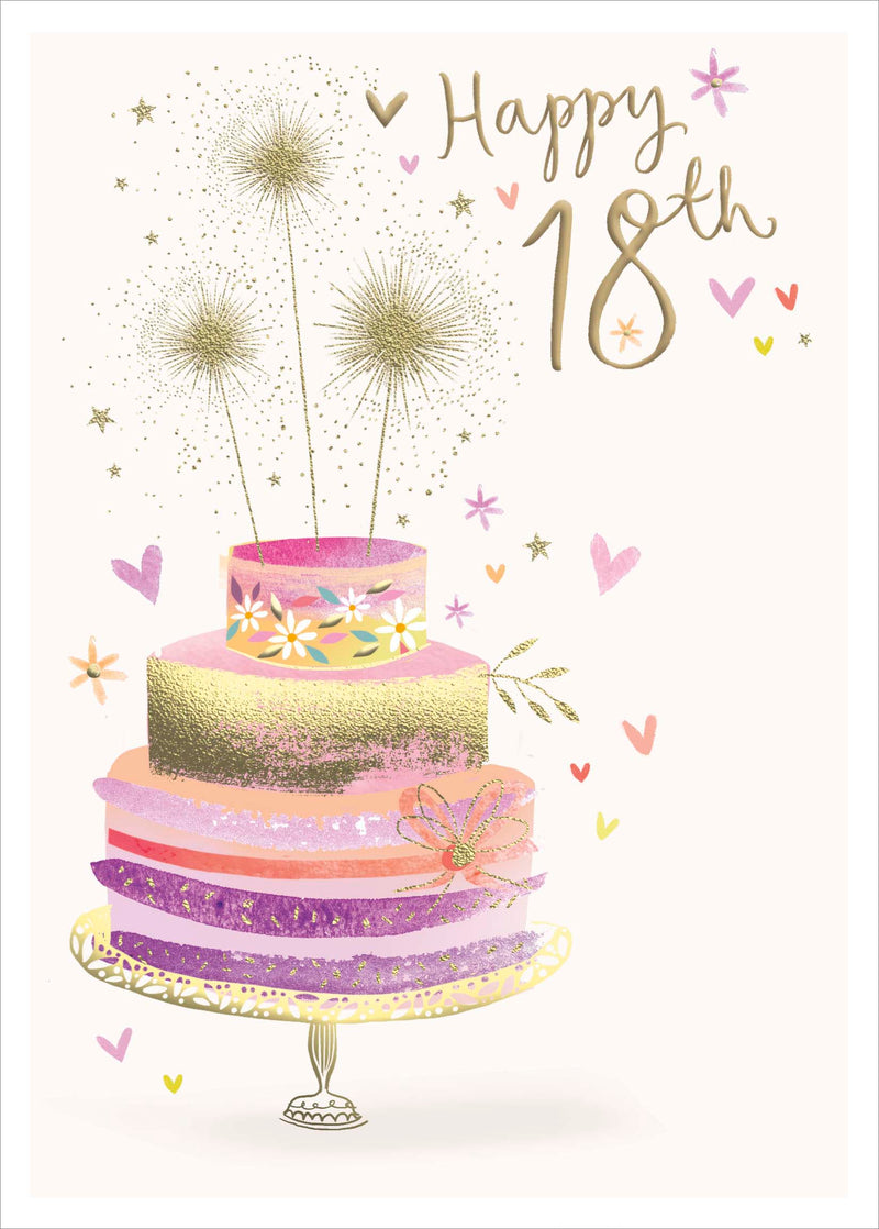 Madison | Birthday Card 18th | Happy Birthday Gifts | With Envelope