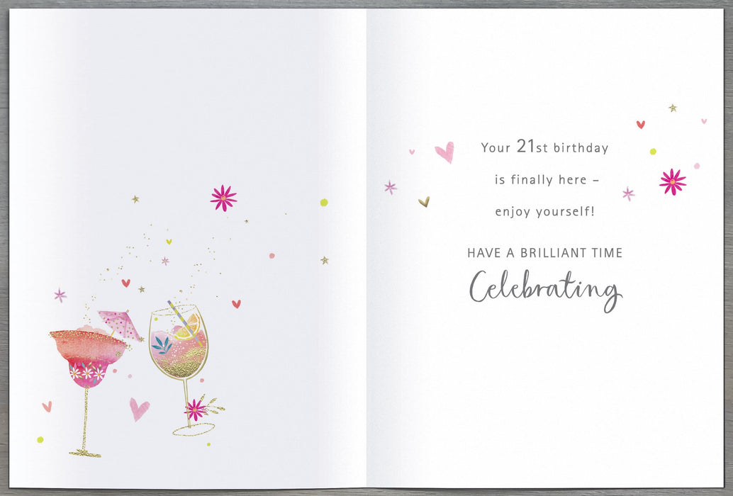 Madison | Birthday Card 21st | Happy Birthday Gifts | With Envelope