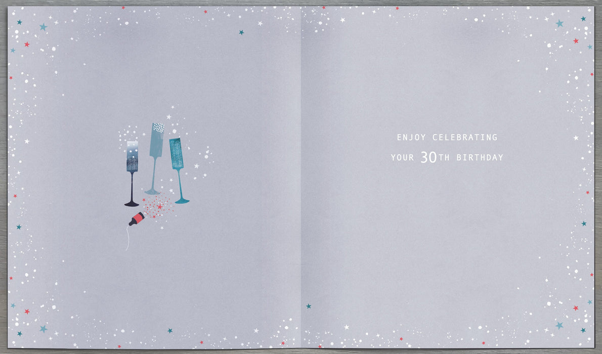 Aged to Perfection Birthday Card for 30th, Conv Design