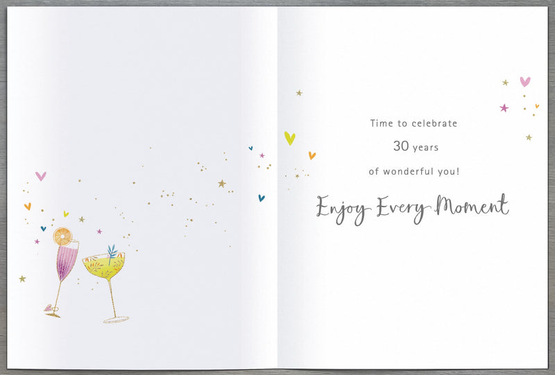 Madison | Birthday Card 30th | Happy Birthday Gifts | With Envelope