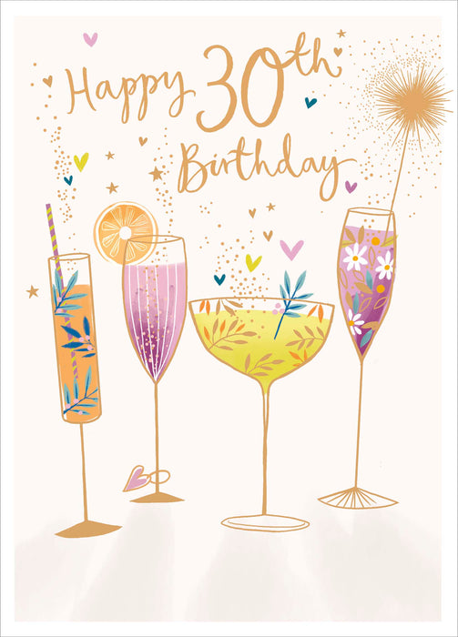 Madison | Birthday Card 30th | Happy Birthday Gifts | With Envelope
