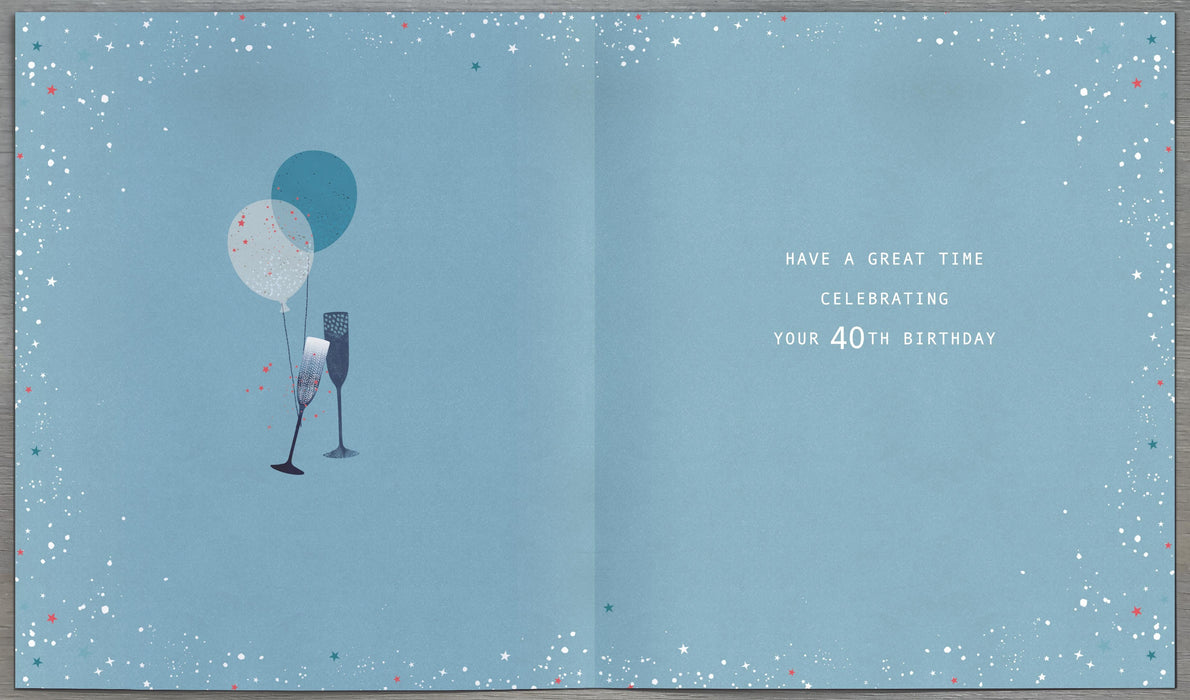 Aged to Perfection Birthday Card for 40th, Conv Design