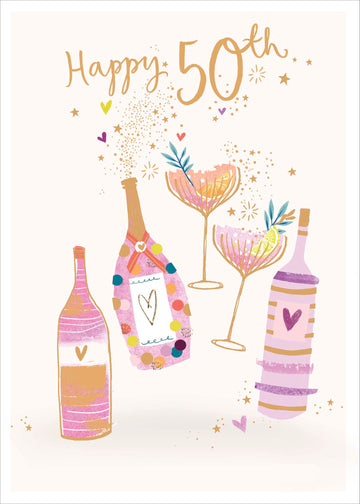 Madison | Birthday Card 50th | Happy Birthday Gifts | With Envelope