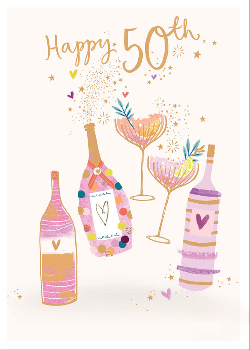 Madison | Birthday Card 50th | Happy Birthday Gifts | With Envelope