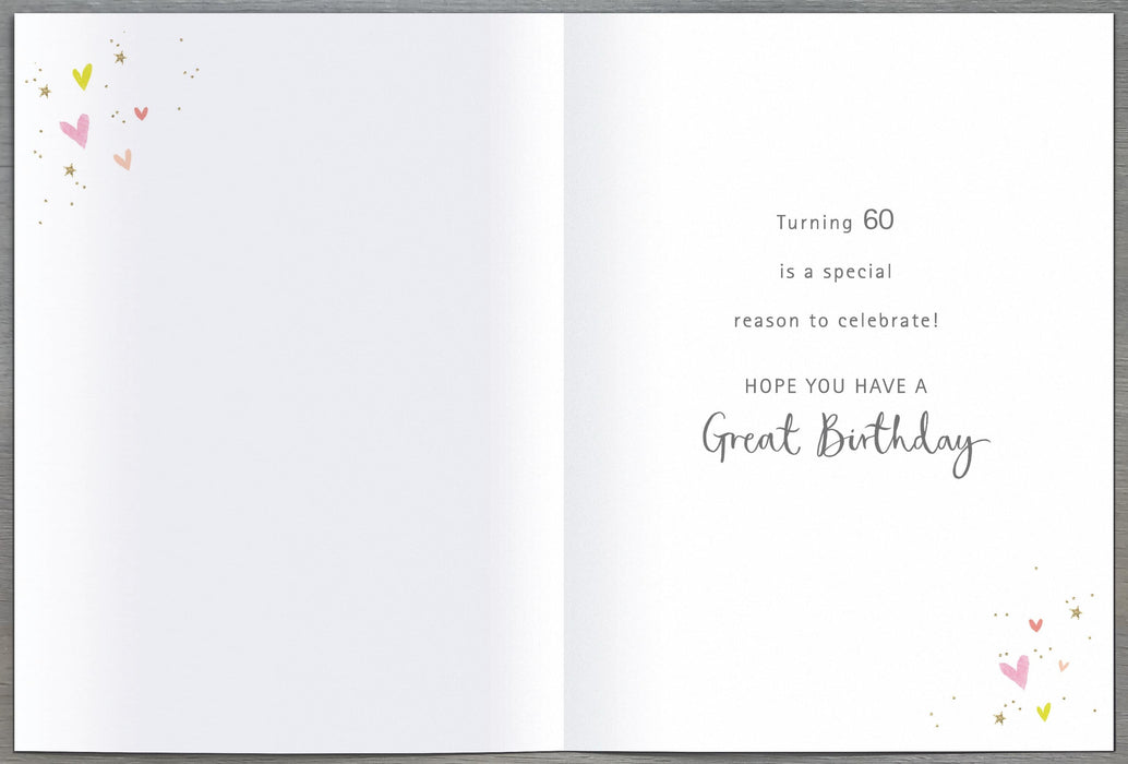 Madison | Birthday Card 60th | Happy Birthday Gifts | With Envelope