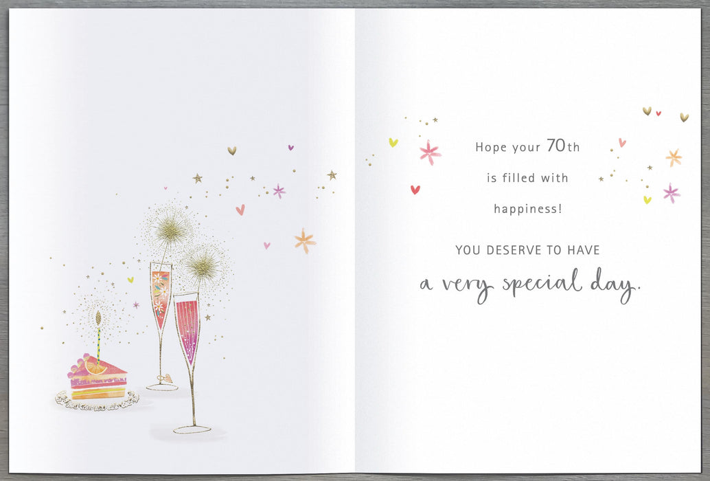 Madison | Birthday Card 70th | Happy Birthday Gifts | With Envelope