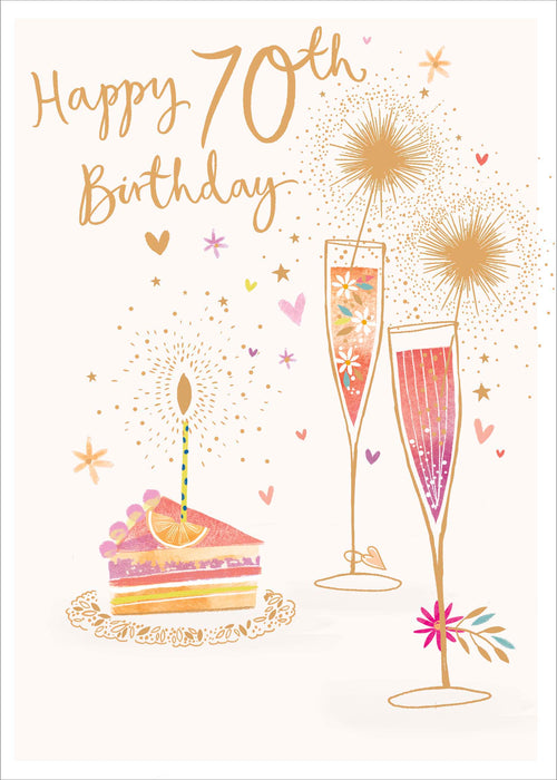 Madison | Birthday Card 70th | Happy Birthday Gifts | With Envelope