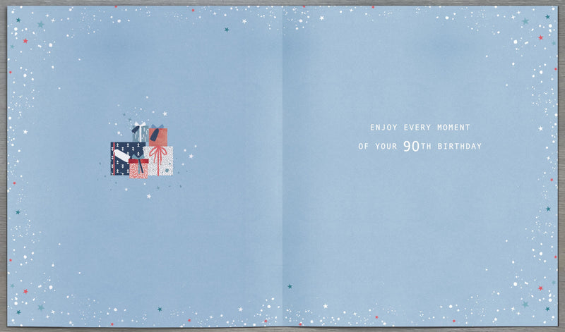Aged | Birthday Card 90th | Happy Birthday Gifts | With Envelope