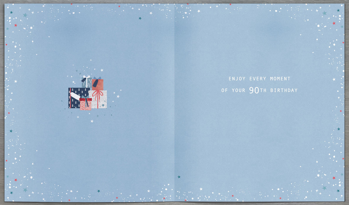 Aged | Birthday Card 90th | Happy Birthday Gifts | With Envelope