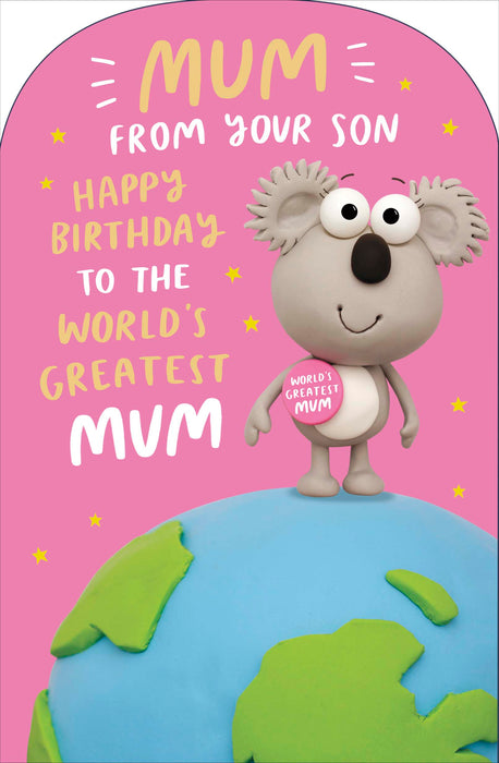 Crackers Birthday Card for Mum, Hum Design