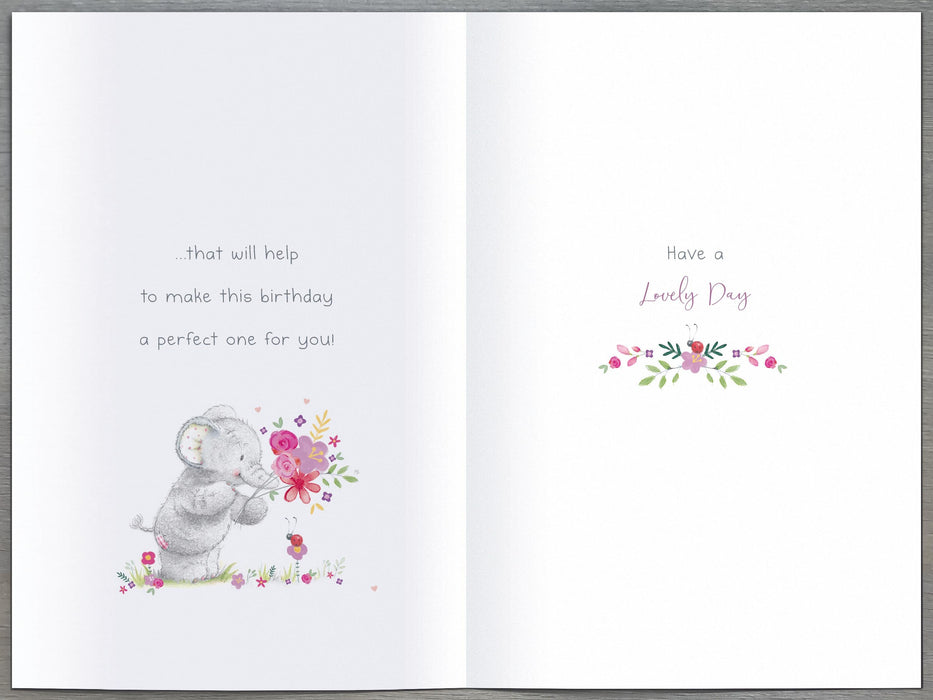 Elliot and Buttons | Birthday Card Sister | Cute Design | With Envelope