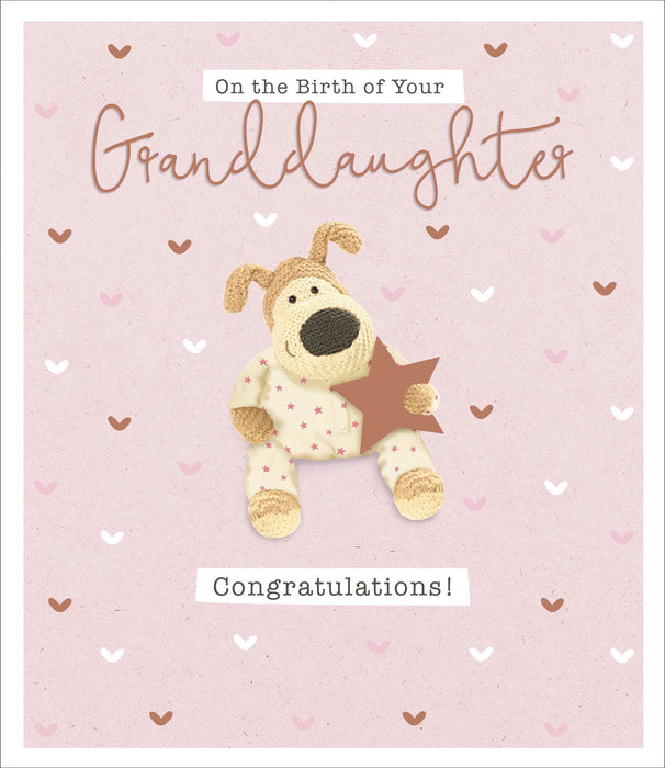 Boofle | Birth Congrats Granddaughter Cute | Card & Gift | With Envelope