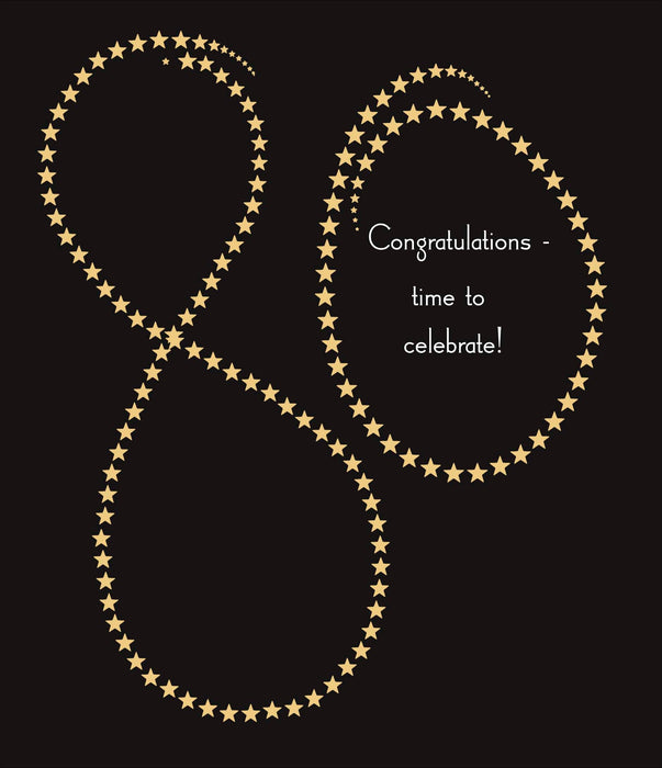 Loop the Loop Birthday Card for 80th, Conv Design