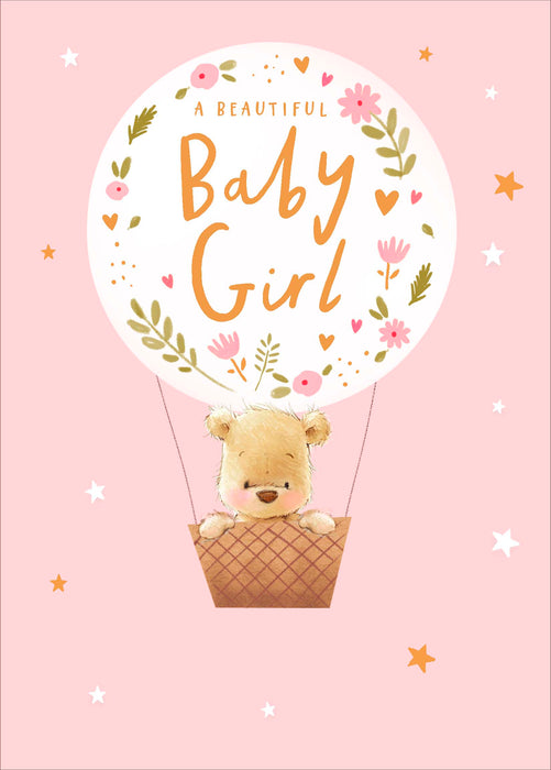 Nutmeg Birth Card for Congrats, Cute Design