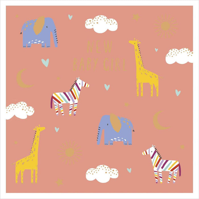 Camden Graphics | New Baby Card Baby Girl | Conventional Design | With Envelope