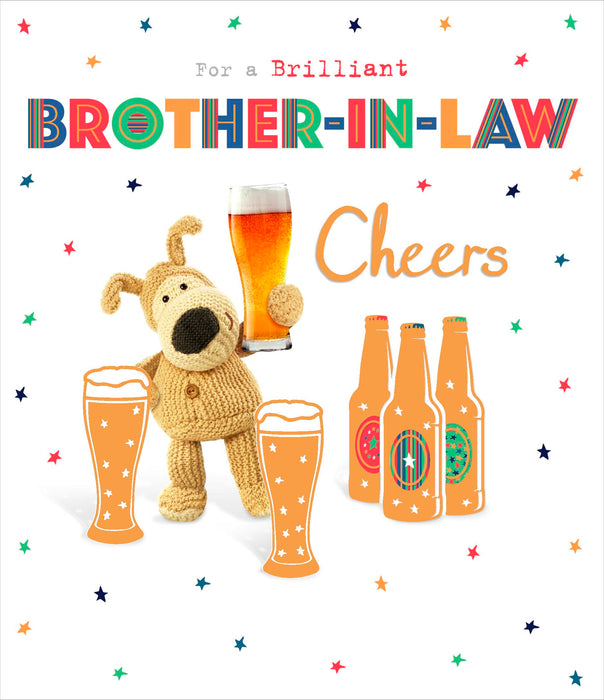 Boofle | Birthday Card Brother in Law Cute | Happy Birthday Gifts | Him, Boys, Men | With Envelope