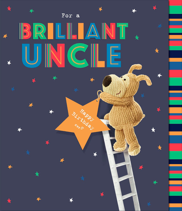 Boofle | Birthday Card Uncle Cute | Happy Birthday Gifts | Him, Boys, Men | With Envelope