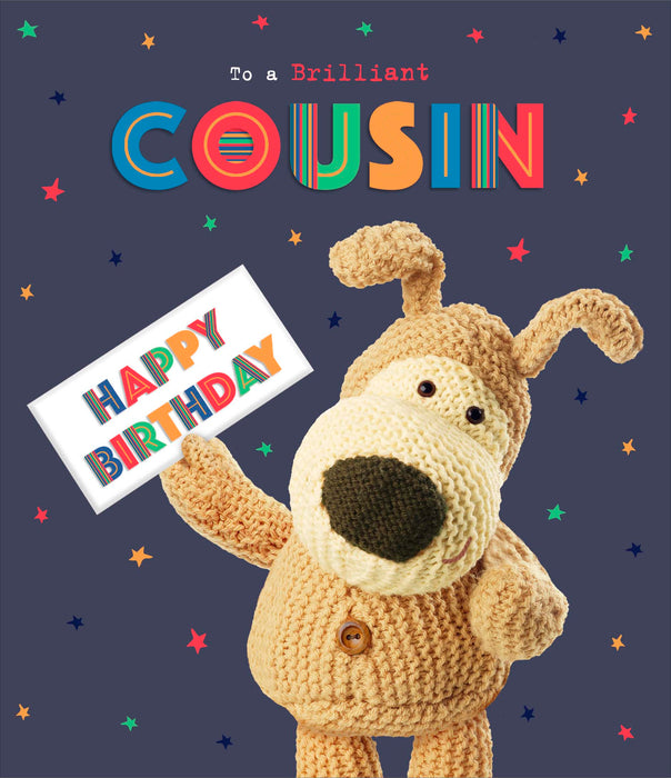 Boofle | Birthday Card Cousin Male Cute | Happy Birthday Gifts | Him, Boys, Men | With Envelope