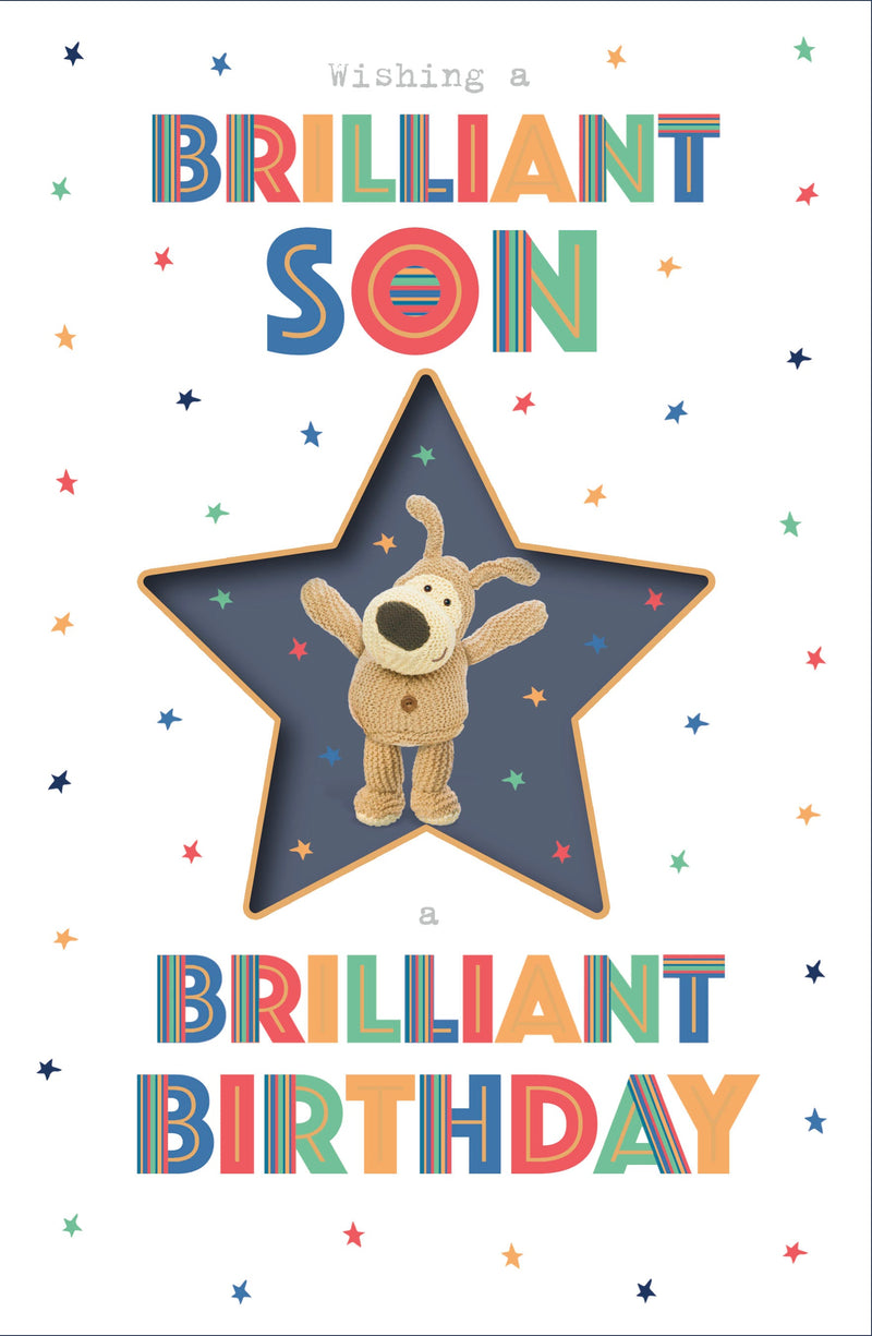 Boofle | Birthday Card Son Cute | Happy Birthday Gifts | Him, Boys, Men | With Envelope