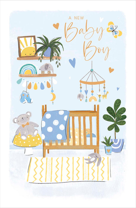 Gibson | Birth Congrats Boy | Card and Gift | With Envelope