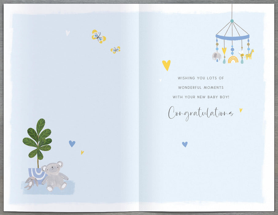 Gibson | Birth Congrats Boy | Card and Gift | With Envelope