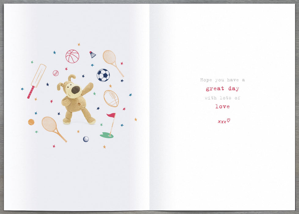 Boofle Birthday Card for Godson, Cute Design