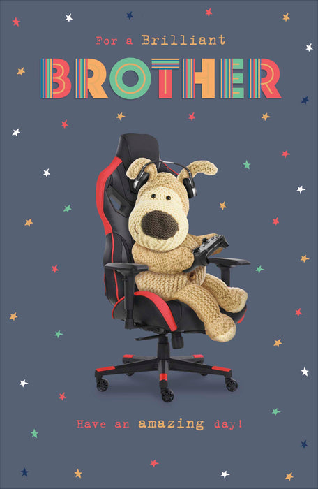 Boofle | Birthday Card Brother Cute | Happy Birthday Gifts | Him, Boys, Men | With Envelope