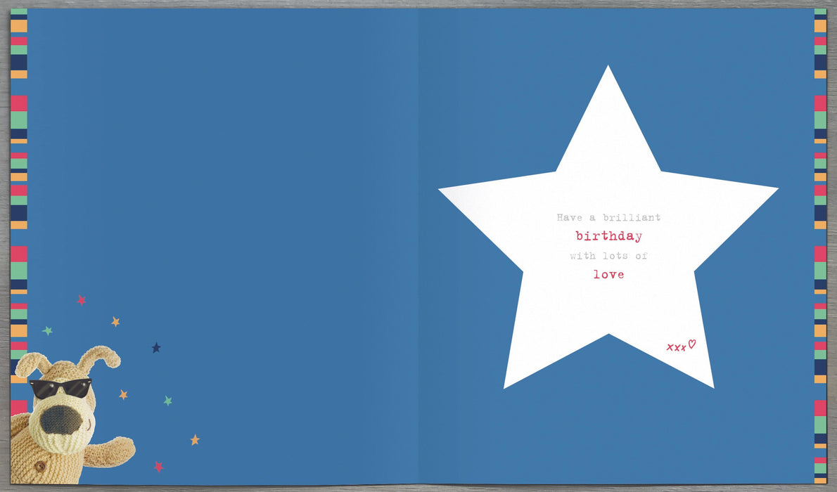 Boofle | Birthday Card Grandson Cute | Happy Birthday Gifts | Him, Boys, Men | With Envelope