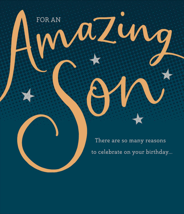 Loop | Birthday Card Son | Happy Birthday Gifts | Him, Boys, Men | With Envelope