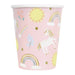 Dainty Unicorn 9oz Paper Cups 8 Pack
