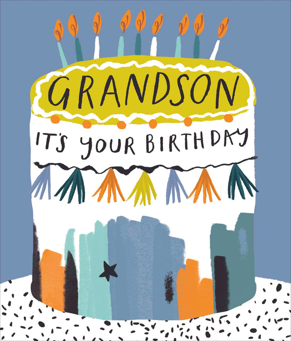 Carlton | Birthday Card Grandson | Happy Birthday Gifts | Him, Boys, Men | With Envelope