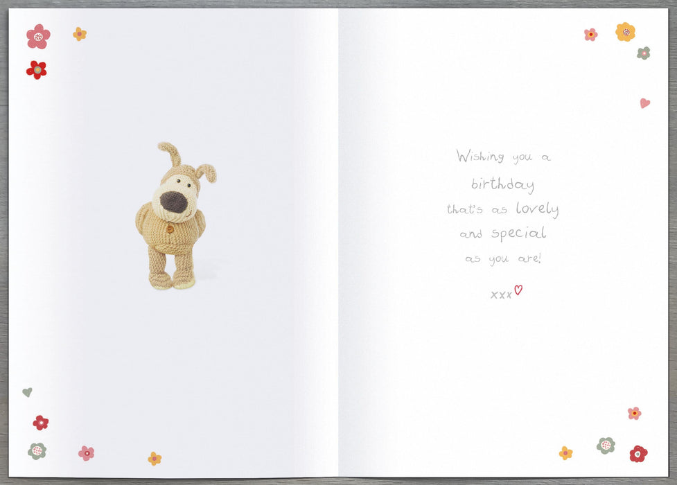 Boofle Birthday Card for Friend, Cute Design