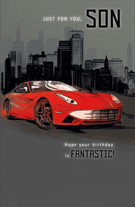 Gibson | Birthday Card Son | Happy Birthday Gifts | Him, Boys, Men | With Envelope