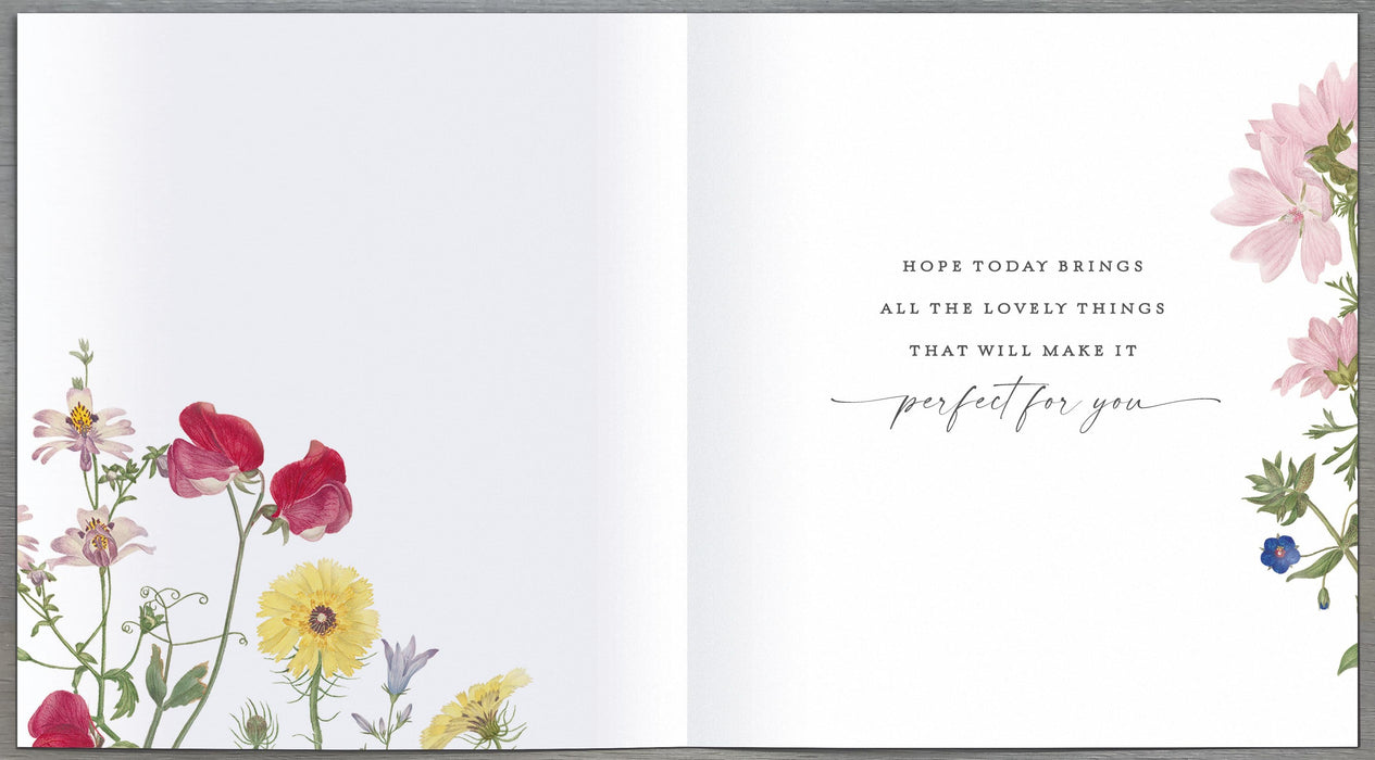 Royal Horticultural Society Birthday Card for Conv, Conv Design