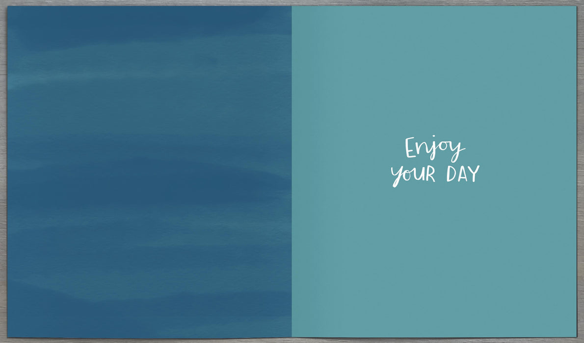 Nirvana Birthday Card for Masc, Conv Design