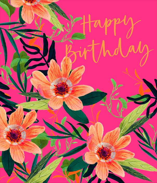 Royal Horticultural Society Birthday Card for Conv, Conv Design