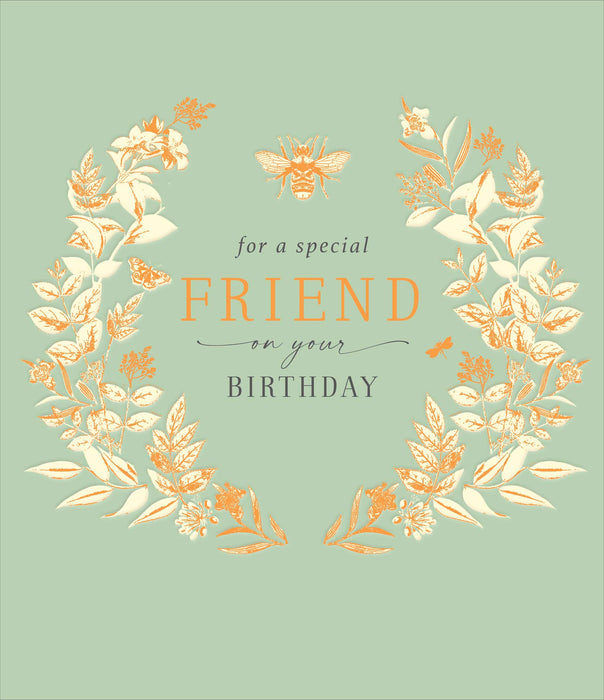 Royal Horticultural Society Birthday Card for Friend, Conv Design